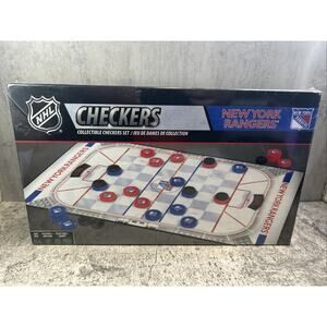 New York Rangers Checkers Board Game NHL Hockey Masterpieces Sealed Box Damage